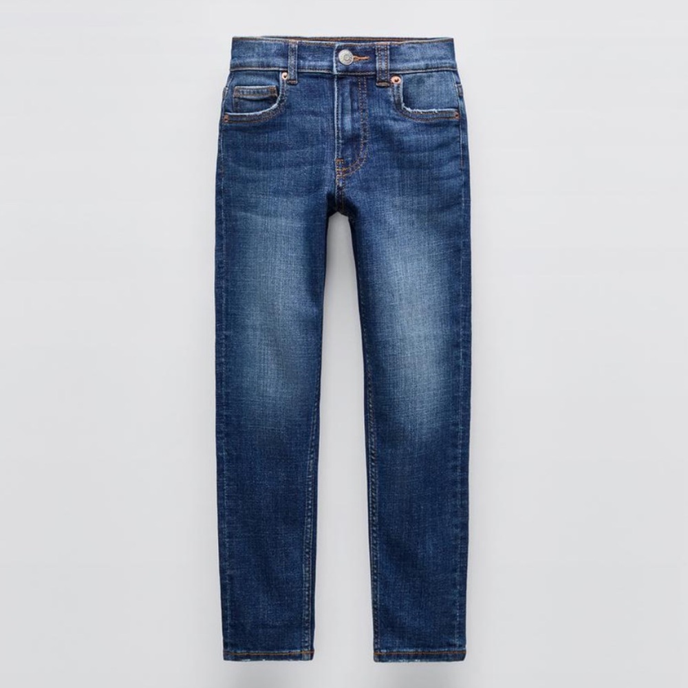 NWT Zara Kids Polar DNM Dark Wash Skinny Jeans 10 Cold Weather Jeans